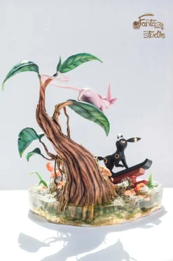 Umbreon & Espeon pokemon - Private - Pokemon Resin Statue - Fantasy Studios