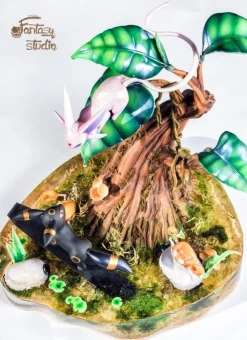 Umbreon & Espeon pokemon - Private - Pokemon Resin Statue - Fantasy Studios