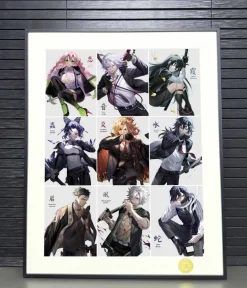Uniform Ver. Nine Hashira Decorative Painting - Demon Slayer: Kimetsu No Yaiba - H-TWO Studio
