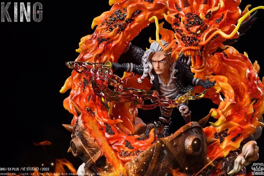 Upright Series 004 Ex Plus Omori Karyudon King - ONE PIECE Statue - YZ Studios