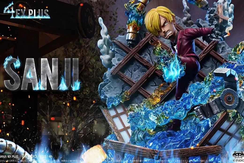 Upright Series 005 Ex Plus Vinsmoke Sanji with LED - ONE PIECE Statue - YZ Studios