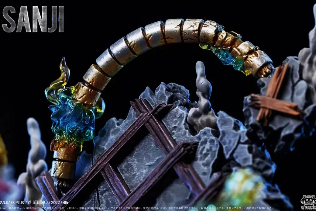 Upright Series 005 Ex Plus Vinsmoke Sanji with LED - ONE PIECE Statue - YZ Studios