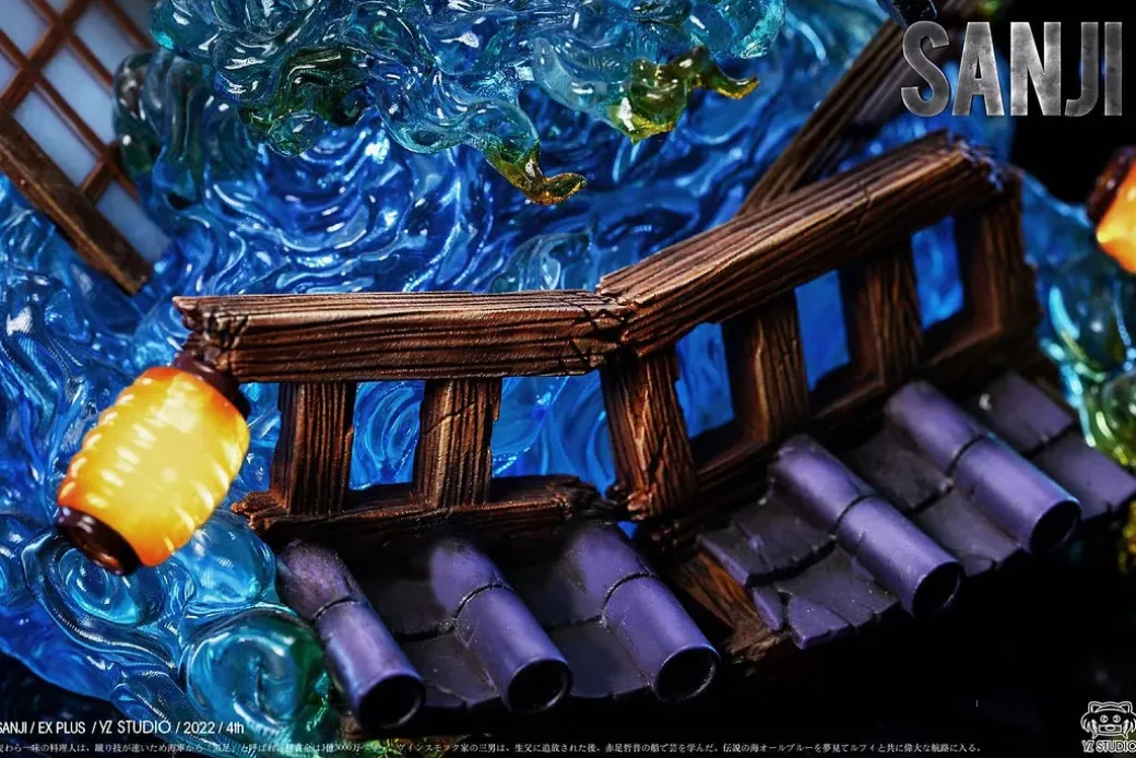 Upright Series 005 Ex Plus Vinsmoke Sanji with LED - ONE PIECE Statue - YZ Studios