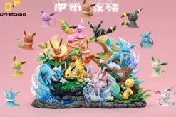 Vaporeon & Flareon & Jolteon - Pokemon Resin Statue - DM Studios