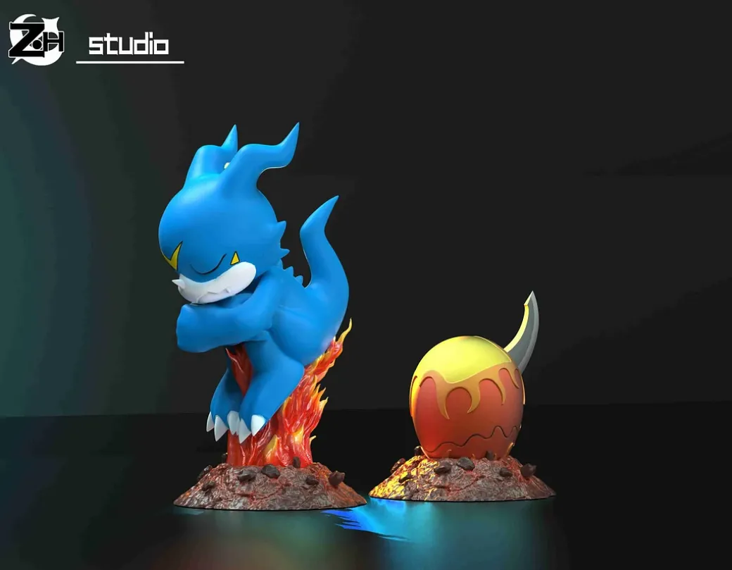 Veemon - Digimon Resin Statue - ZH-Studio