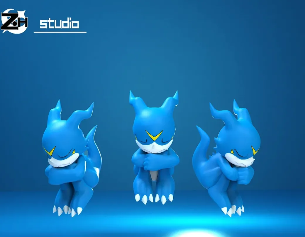Veemon - Digimon Resin Statue - ZH-Studio