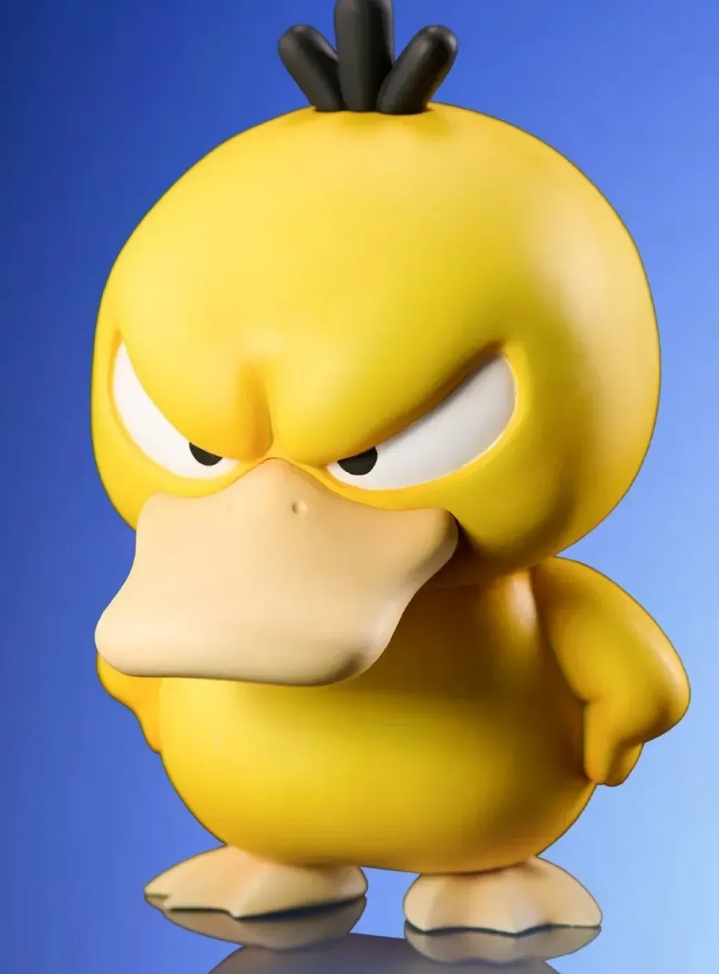 Vegeta Cosplay Psyduck - Dragon Ball Pokemon Resin Statue - Mimo Studio