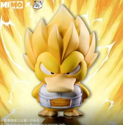 Vegeta Cosplay Psyduck - Dragon Ball Pokemon Resin Statue - Mimo Studio