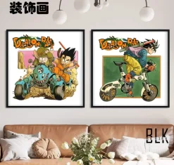 Vehicles Series Decorative Painting & Fridge Magnet - Dragon Ball - BLK Studio