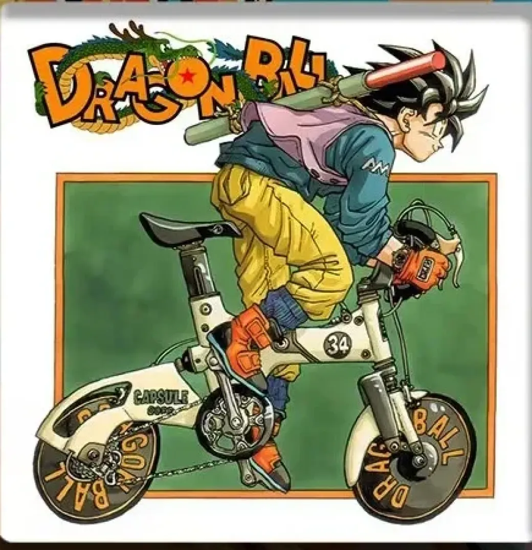 Vehicles Series Decorative Painting & Fridge Magnet - Dragon Ball - BLK Studio