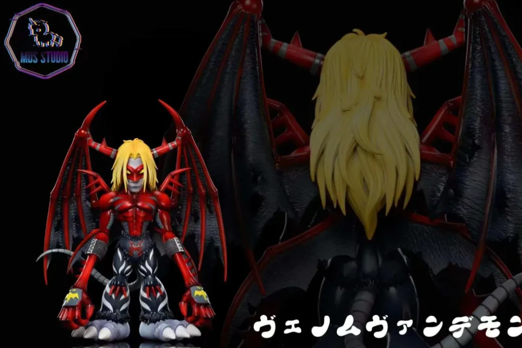 Venom Vamdemon & DemiDevimon - Digimon Resin Statue - MDS Studio