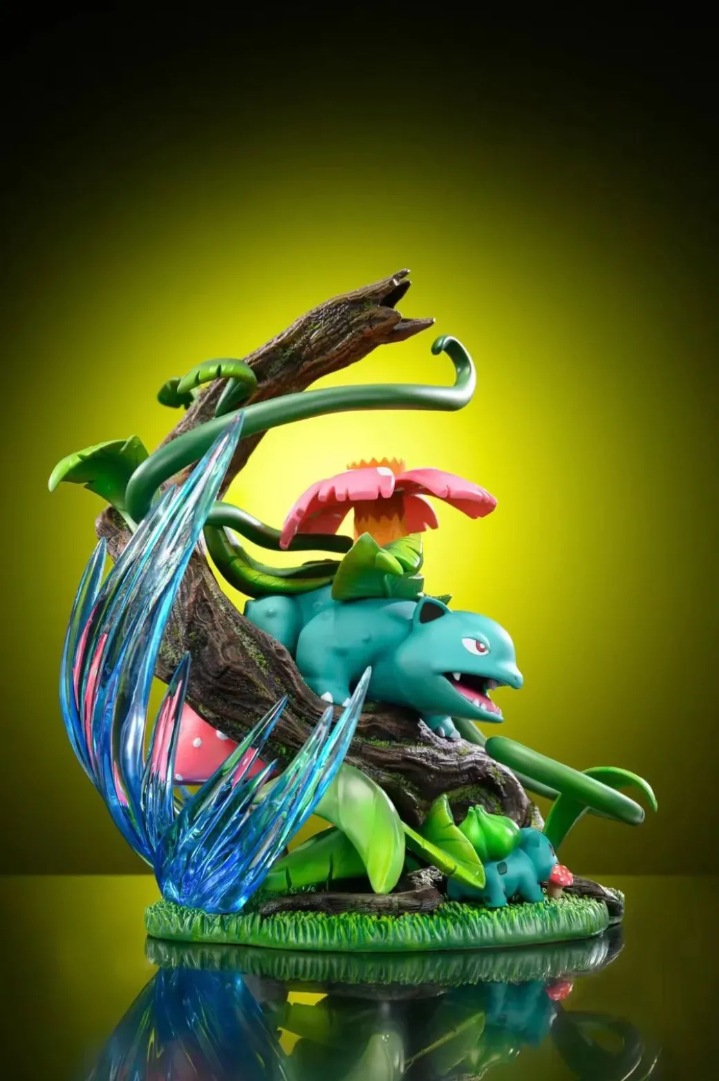 Venusaur & Bulbasaur - Pokemon Resin Statue - City Starlight Studio