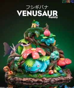 Venusaur Family - Pokemon Resin Statue - PCHouse Studios