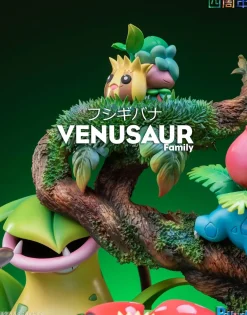 Venusaur Family - Pokemon Resin Statue - PCHouse Studios