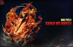Vinsmoke Sanji vs Queen with LED - ONE PIECE Resin Statue - Fantasy Studios