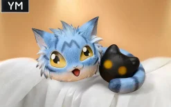 Wanyamon & Botamon - Digimon Resin Statue - YM Studio
