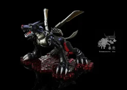 War Greymon & Metal Garurumon - Digimon Resin Statue - Tyrannosaurus Rex Studios