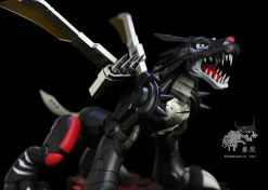 War Greymon & Metal Garurumon - Digimon Resin Statue - Tyrannosaurus Rex Studios