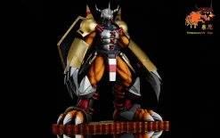 War Greymon & Metal Garurumon - Digimon Resin Statue - Tyrannosaurus Rex Studios