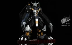 War Greymon & Metal Garurumon - Digimon Resin Statue - Tyrannosaurus Rex Studios