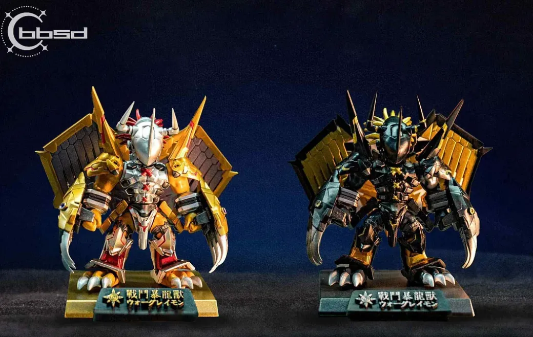 WarGreymon & Black WarGreymon - Digimon Resin Statue - BBSD Studio