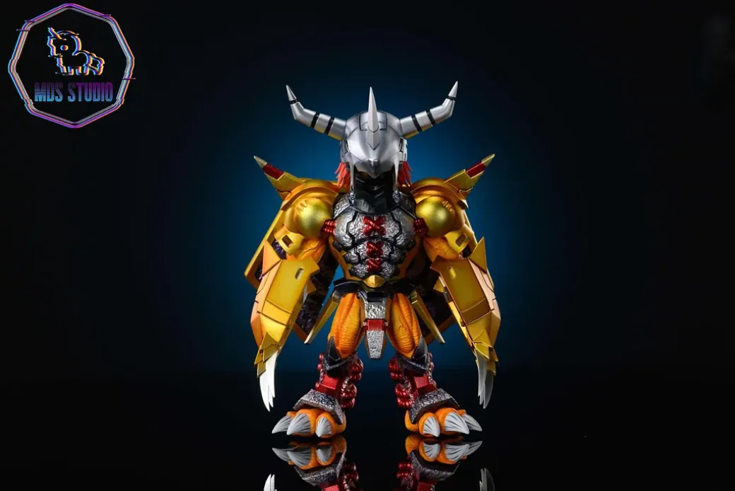 WarGreymon & Black WarGreymon & Koromon - Digimon Resin Statue - MDS Studio