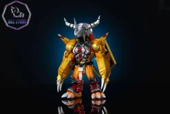 WarGreymon & Black WarGreymon & Koromon - Digimon Resin Statue - MDS Studio