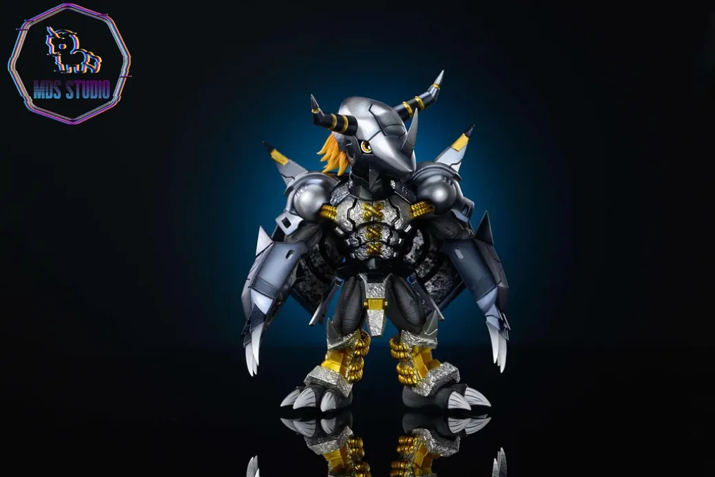WarGreymon & Black WarGreymon & Koromon - Digimon Resin Statue - MDS Studio