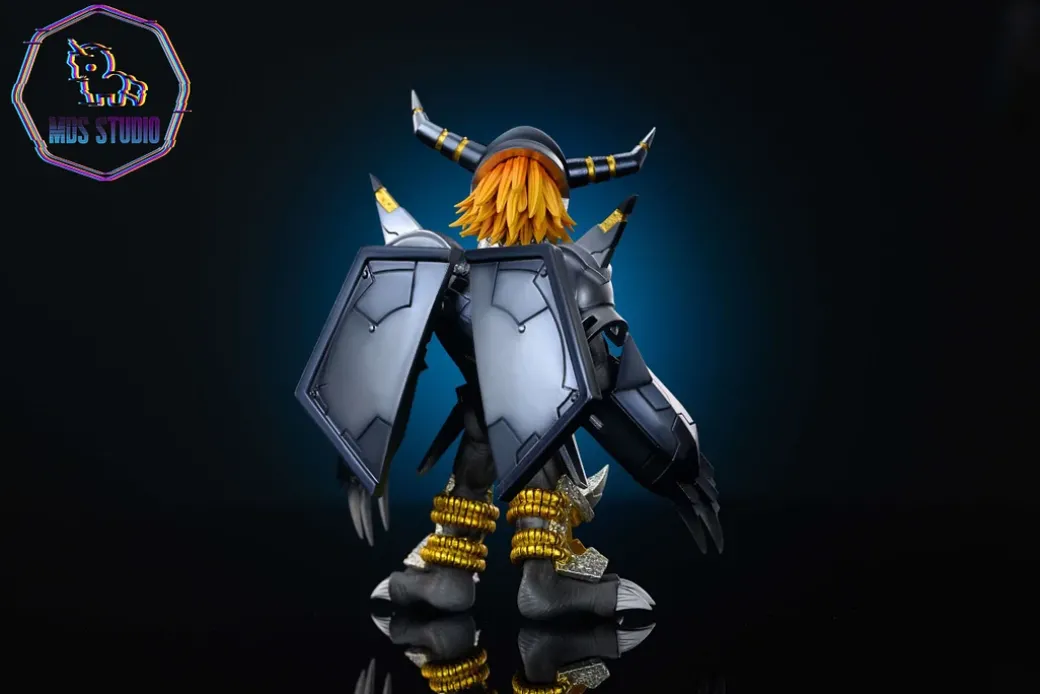 WarGreymon & Black WarGreymon & Koromon - Digimon Resin Statue - MDS Studio