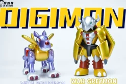 WarGreymon & MetalGarurumon Doll - Digimon Resin Statue - IK Studio