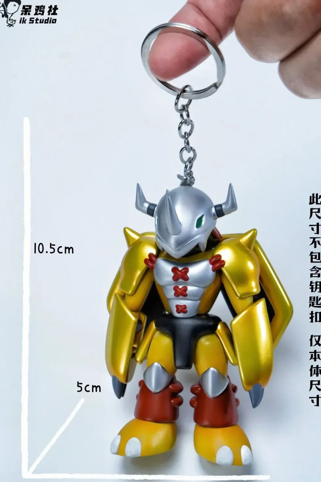 WarGreymon & MetalGarurumon Doll - Digimon Resin Statue - IK Studio