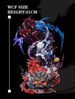 WCF & 1/6 MAX Scale Sun God Nika Luffy vs Kaido - ONE PIECE Resin Statue - XS Studios