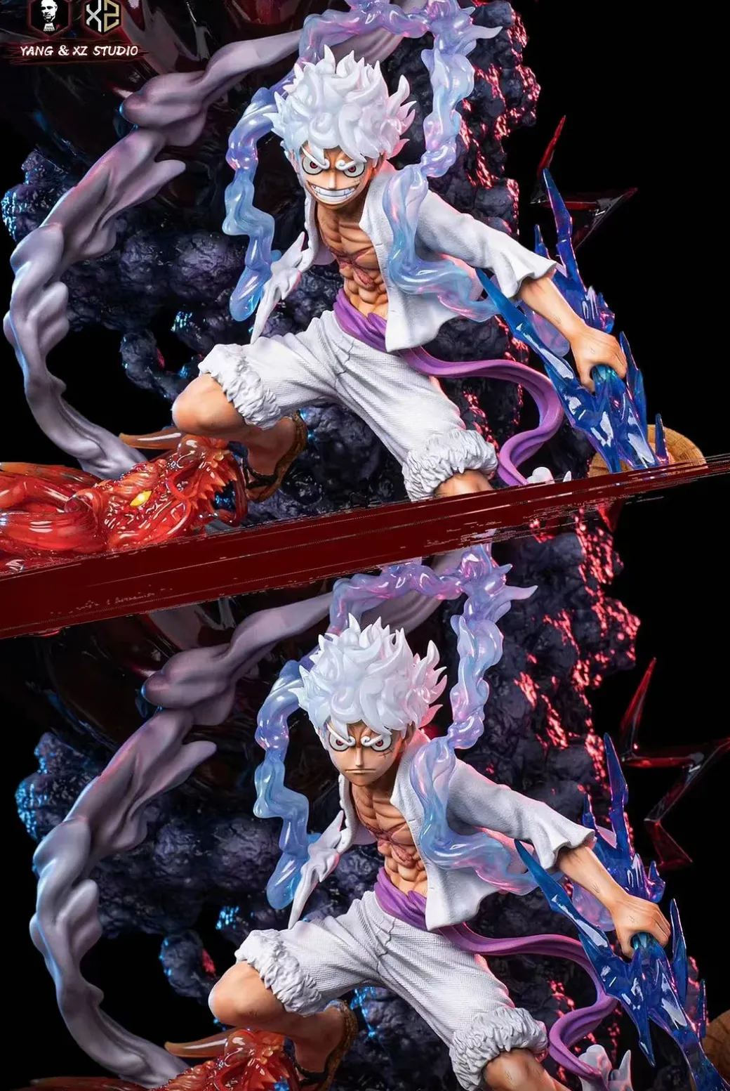 WCF & 1/6 MAX Scale Sun God Nika Luffy vs Kaido - ONE PIECE Resin Statue - XS Studios