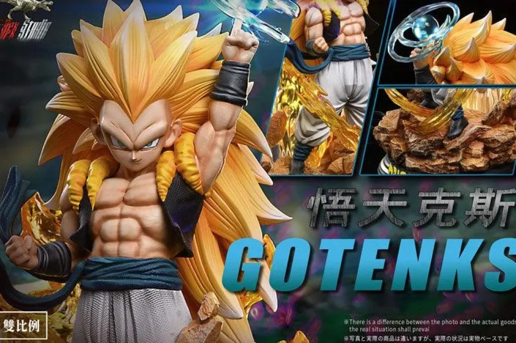 WCF & Mega Scale Gotenks with LED - Dragon Ball Resin Statue - T-Rex Studios