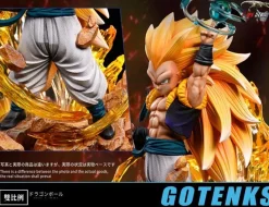 WCF & Mega Scale Gotenks with LED - Dragon Ball Resin Statue - T-Rex Studios