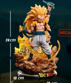 WCF & Mega Scale Gotenks with LED - Dragon Ball Resin Statue - T-Rex Studios