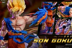 WCF & Mega Scale Son Goku with LED - Dragon Ball Resin Statue - T-Rex Studios