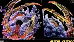 WCF & Mega Scale Son Goku with LED - Dragon Ball Resin Statue - T-Rex Studios