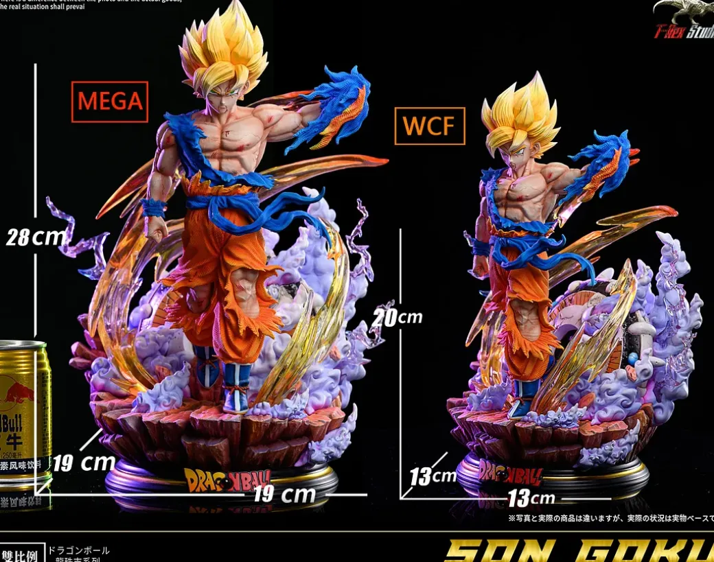 WCF & Mega Scale Son Goku with LED - Dragon Ball Resin Statue - T-Rex Studios