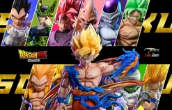 WCF & Mega Scale Son Goku with LED - Dragon Ball Resin Statue - T-Rex Studios