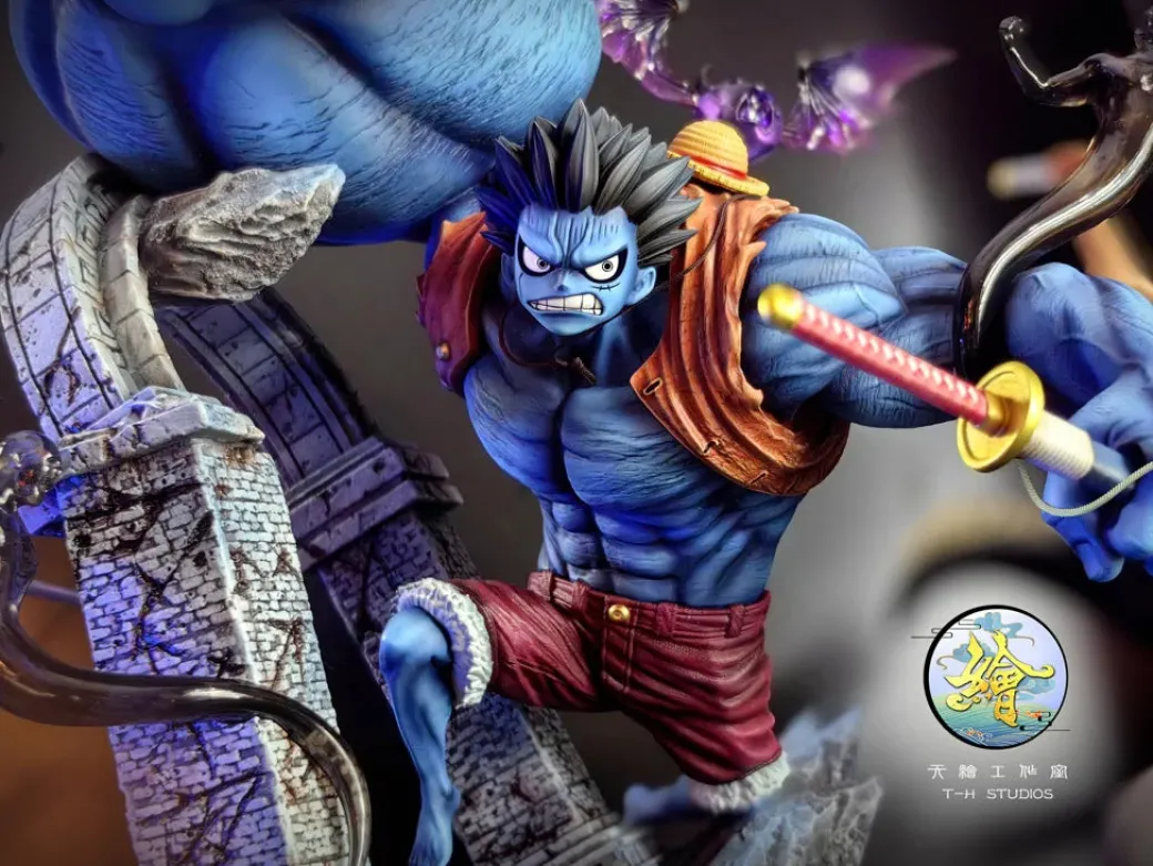 WCF & POP Scale Huge Fist Nightmare Luffy - ONE PIECE Resin Statue - T-H Studios