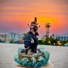 WCF Bull Riding & Monkey D. Luffy - ONE PIECE Resin Statue - ONE Piece. Studio