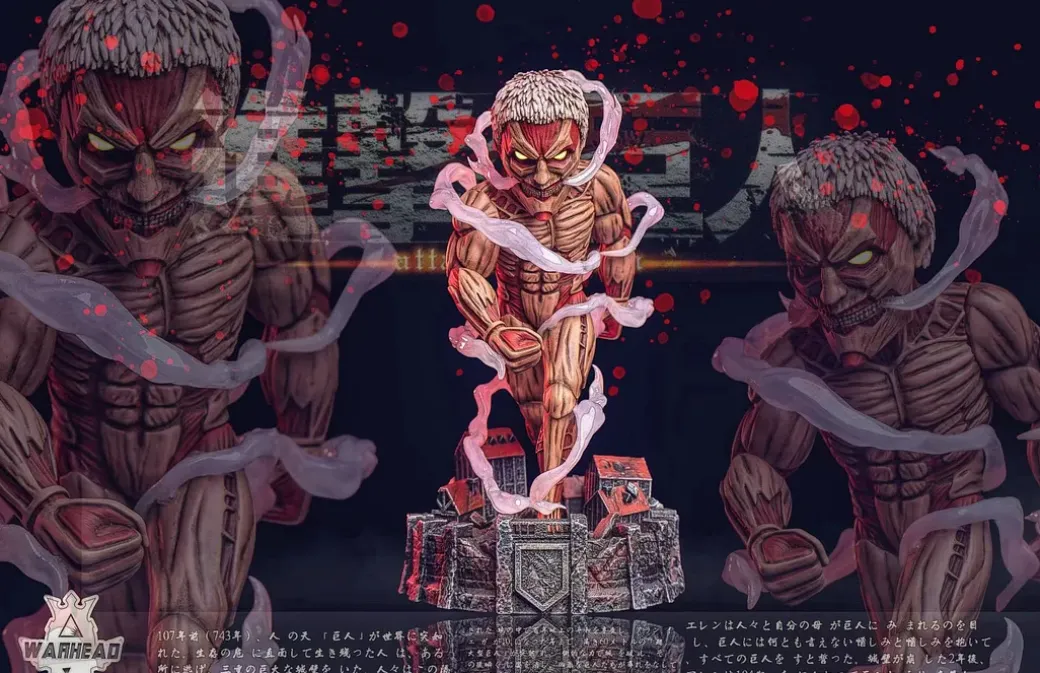 WCF Scale Armored Titan - Attack On Titan Resin Statue - Warhead Studios