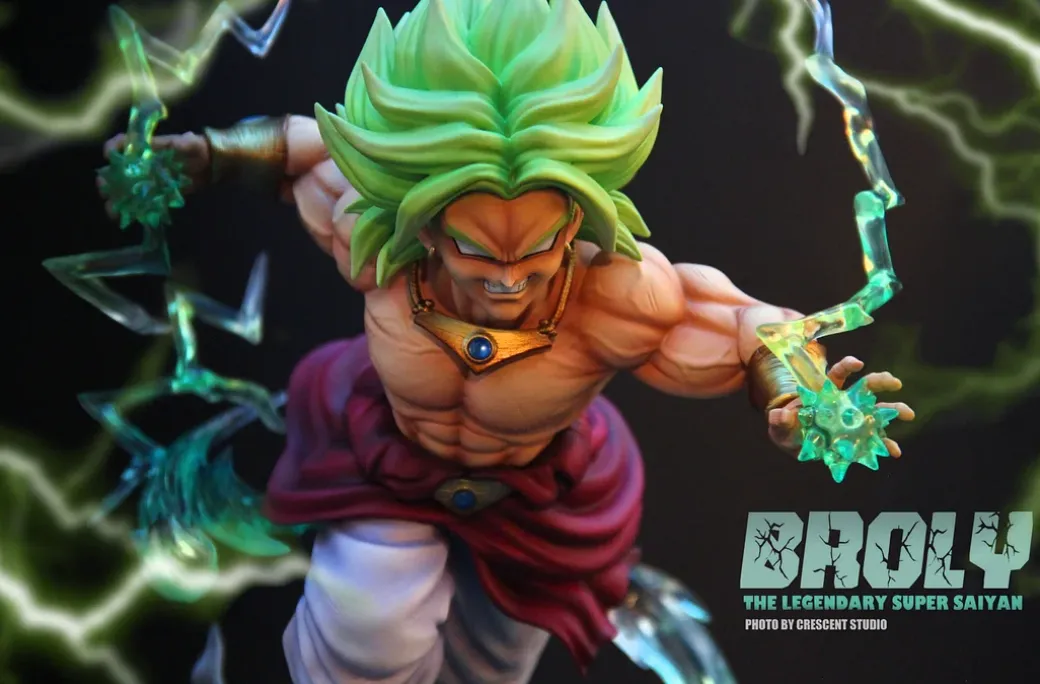 WCF Scale Awakening Broly - Dragon Ball Resin Statue - Crescent Studios