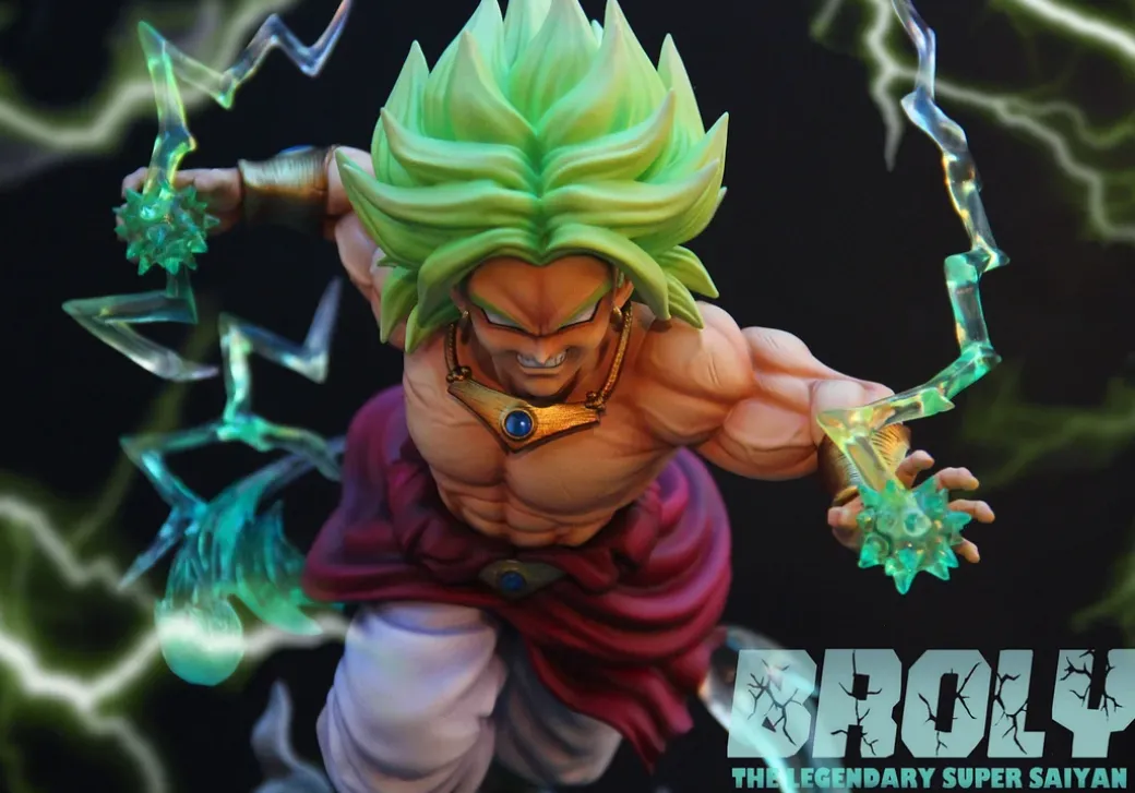 WCF Scale Awakening Broly - Dragon Ball Resin Statue - Crescent Studios