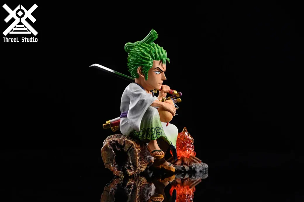WCF Scale Bonfire Roronoa Zoro - ONE PIECE Statue - ThreeL Studios