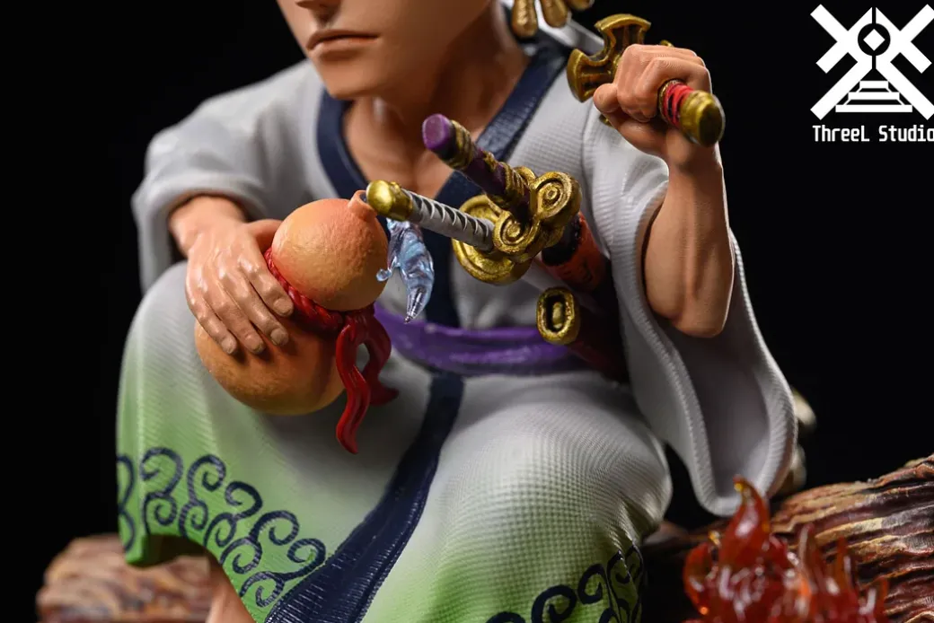 WCF Scale Bonfire Roronoa Zoro - ONE PIECE Statue - ThreeL Studios