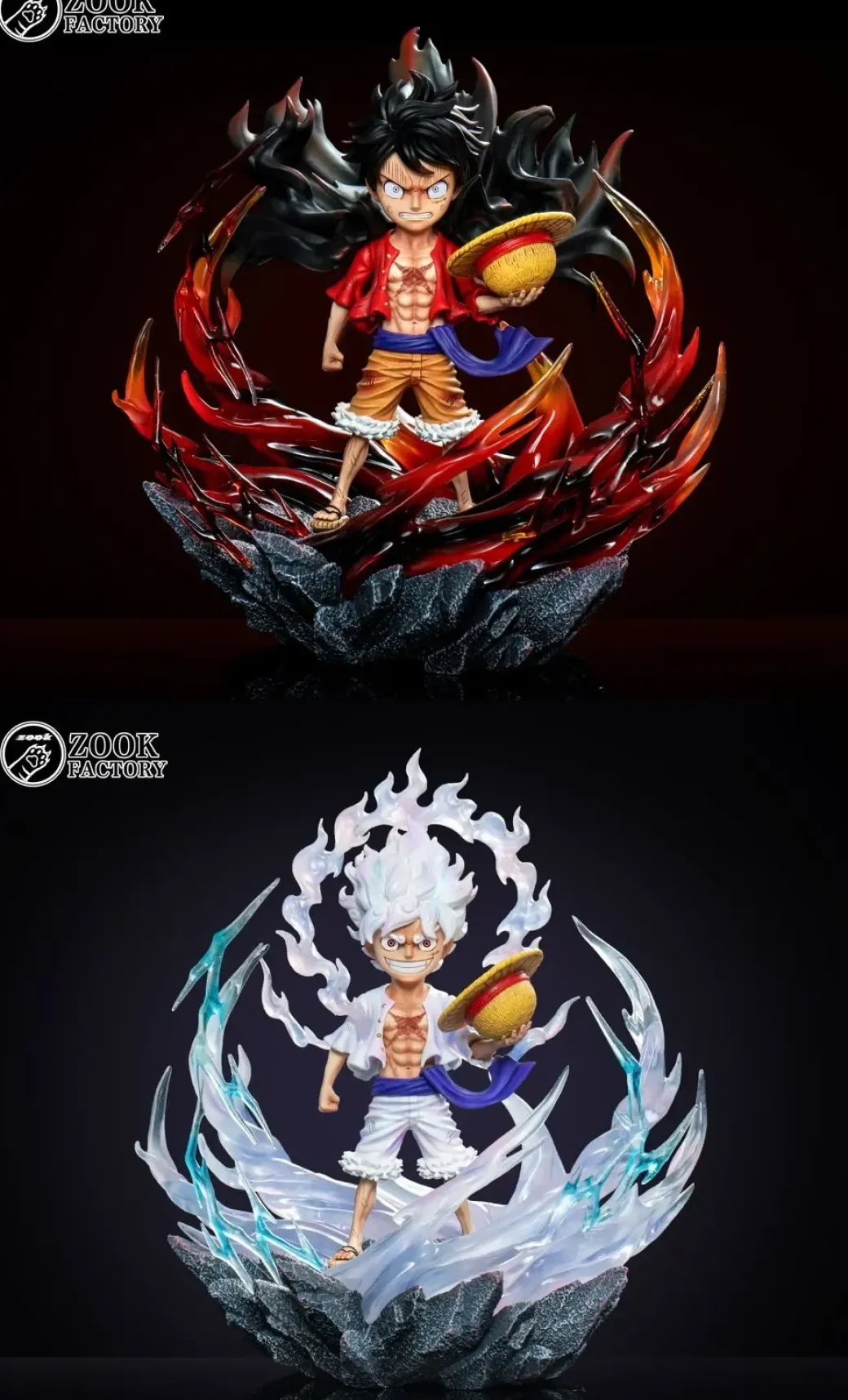WCF Scale Bursting Monkey D. Luffy - ONE PIECE Resin Statue - Zook Factory Studios