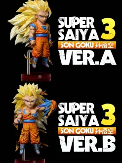 WCF Scale Buu Series Super Saiyan 3 Son Goku - Dragon Ball Resin Statue - LeaGue Studios
