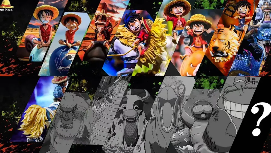 WCF Scale Cerberus Riding & Monkey D. Luffy - ONE PIECE Resin Statue - ONE Piece. Studio